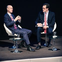 Alex Balfour interviews Adam Silver of the NBA